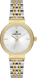 Daniel Klein שעון נשים Daniel Klein DK.1.14330-4 דו-גווני כסף וזהב