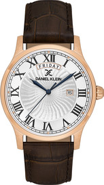 Daniel Klein שעון גבר Daniel Klein DK.1.14336-5 – רוז גולד לוח לבן