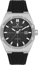 Daniel Klein שעון גבר Daniel Klein DK.1.14338-1 – כסף לוח שחור