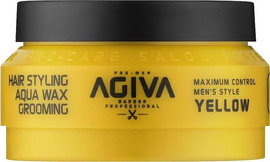AGIVA ווקס לשיער Agiva Hair Wax 04 YELLOW Aqua Wax Grooming 90mL אגיבה