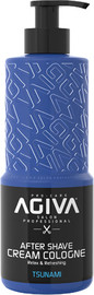 AGIVA קרם לאחר גילוח Agiva After Shave Cream Cologne 400ml בניחוח צ'ונאמי