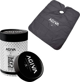 AGIVA חלוק סיליקון איכותי למסתפר Agiva Barber Cape