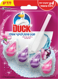 טואלט דאק סבון מוצק לניקוי לאסלה בניחוח פריחה מרעננת