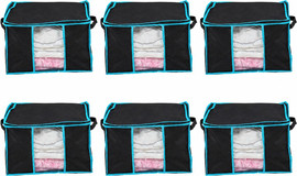 S-Free סט 6 תיקי אחסון עם שקית ואקום פנימית L | גודל תיק 32×44×56 ס"מ