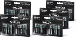 S-Free SUZUKI ENERGY – סוללות AA + AAA אלקליין | מארז משולב 8 סוללות| 5 חבילות –סהכ 20 AA20+ AAA