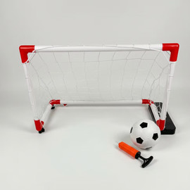 S-Free שער כדורגל אלקטרוני לילדים Moving Soccer – שער זז לבית ולחצר כולל כדור ומשאבה