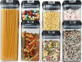 La Kitchenette סט קופסאות אקרילי אחסון מזון וואקום 14 חלקים – Fresh&Lock