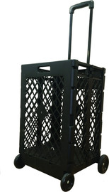 S-Free עגלה מתקפלת לקניות ולהובלה דגם XL– עגלת משא עם 4 גלגלים | עומס 35 ק״ג