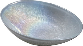 B-DECOR קערה זכוכית אובלית 15 ס"מ MARTINEZ PEARL