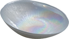 B-DECOR קערה זכוכית אובלית 21 ס"מ MARTINEZ PEARL