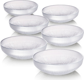 B-DECOR סט 6 מרקיות זכוכית  צבע שקוף MARTINEZ TRANSPA