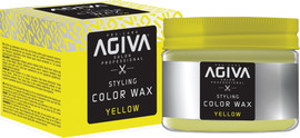 AGIVA ווקס צובע זמני בצבע זהב Agiva Hair Styling Color Wax Gold 120ml