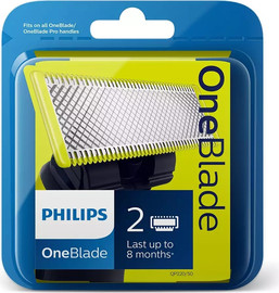 PHILIPS מארז 2 סכינים עבור Philips OneBlade פיליפס QP220/50