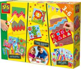 SES Creative הצעד הראשון שלי: גוזרים, יוצרים מוזאיקה ומנקבים