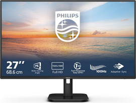 PHILIPS מסך מחשב Philips 1000 series 27E1N1100A/01 בגודל 27 אינץ' בצבע שחור