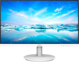 PHILIPS מסך 23.6 לבן PH IPS+HDMI+VGA 241V8AW