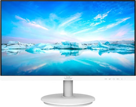 PHILIPS מסך "27 לבן IPS+HD+VGA+SP 271V8AW