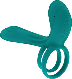 SCALA טבעת הוויברטור דוחה אורגזמה וגורמת לזקפה | Couples Vibrator Ring ,ירוק