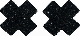 TABOOM מדבקות איקס לפיטמה סקסיות | Nipple X Covers ,שחור
