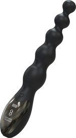 SCALA פלאג אנאלי מדורג רוטט | Beaded Anal Power Vibrator ,שחור