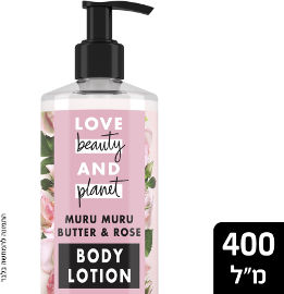 LOVE BEAUTY AND PLANET תחליב גוף ורדים לאב ביוטי אנד פלאנט