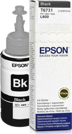 Epson דיו למדפסת EPSON T6731 שחור מקורי (70מ"ל/1,800 דפים)