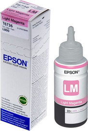Epson דיו למדפסת EPSON T6736 לייט מגנטה מקורי (70מ"ל/1,800 דפים)