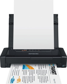 Epson מדפסת הזרקת דיו ניידת צבעונית אלחוטית Epson WorkForce WF-100W
