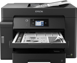 Epson מדפסת A3 הזרקת דיו שחור לבן אלחוטית Epson EcoTank Pro M15140 A3