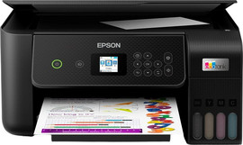 Epson מדפסת אלחוטית משולבת כולל צג ופונקציית הדפסה AirPrint Epson LCD אפסון EcoTank L3260
