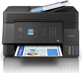 Epson מדפסת הזרקת דיו צבעונית אלחוטית Epson EcoTank L5390