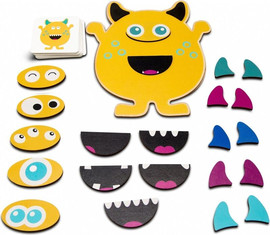 BS Toys מפלצות תאומות – משחק התאמה לפי דגמים - BS Toys