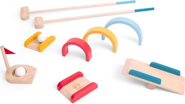 BS Toys משחק גולף מסלולים מעץ - BS Toys