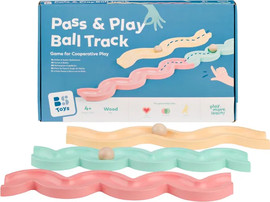 BS Toys משחק קורדינאציה ושיתוף פעולה – מסלול הכדורים - BS Toys