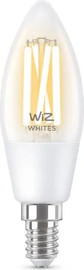 WIZ נורת LED חכמה שקופה 4.9W בגודל C35 Wiz לבן