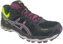 Asics נעלי ספורט GEL- KAYANO 21 בצבע שחור/ סגול