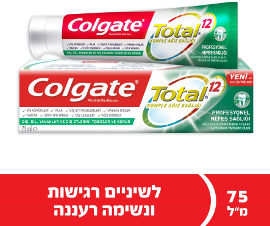 קולגייט טוטאל משחת שיניים פרו נשימה רעננה