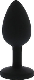 Dream Toys פלאג אנאלי קטן  מסיליקון  עם יהלום דקורטיבי בבסיס