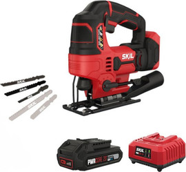 SKIL מסור אנכי(ג'יקסו) נטען 20V +סוללה 2.0Ah + מטען