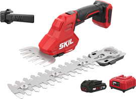 SKIL מגזמת עיצוב חשמלית נטענת 20V שניים באחד(אביזר גיזום ואביזר קוצץ)+ סוללה 2.0Ah+ מטען