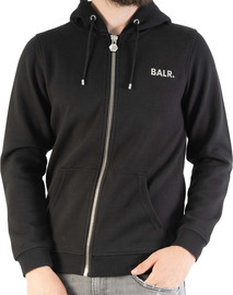 BALR סווטשירט קפוצון באלר Q-Series Classic Slim גברים - באלר - Black