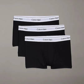 Calvin Klein מארז שלישיית בוקסרים קלווין קליין 3 Pack Trunks גברים - קלווין קליין - Black