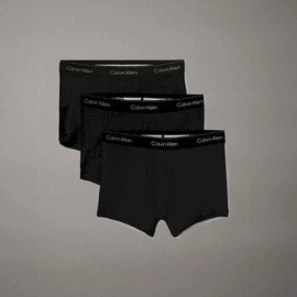 Calvin Klein מארז שלישיית בוקסרים קלווין קליין 3 Pack Trunks גברים - קלווין קליין - Black