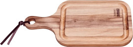 Koopman קרש חיתוך עץ אקשיה עם ידית וחבל 370662