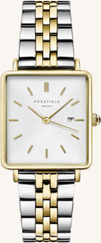 ROSEFIELD שעון נשים Rosefield Boxy QVSGD-Q013 דו־גוני עם תאריכון