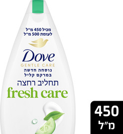 דאב תחליב רחצה בניחוח מלפפון ותה ירוק