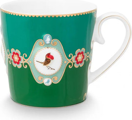 PIP STUDIO מאג קטן ירוק 250 מל Love Birds מבית PIP STUDIO