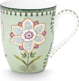 PIP STUDIO כוס קפה קטנה בצבע ירוק בהיר 145 מל Lily&Lotus מבית PIP STUDIO