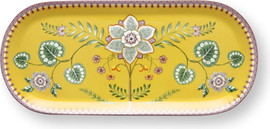 PIP STUDIO מגש אובאלי לעוגה מפורצלן Lily&Lotus בגודל 15.5 / 33.3 סמ מבית Pip Studio