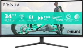 PHILIPS מסך מחשב גיימינג קעור Philips 34M2C3500L 34'' 180Hz UltraWide QHD